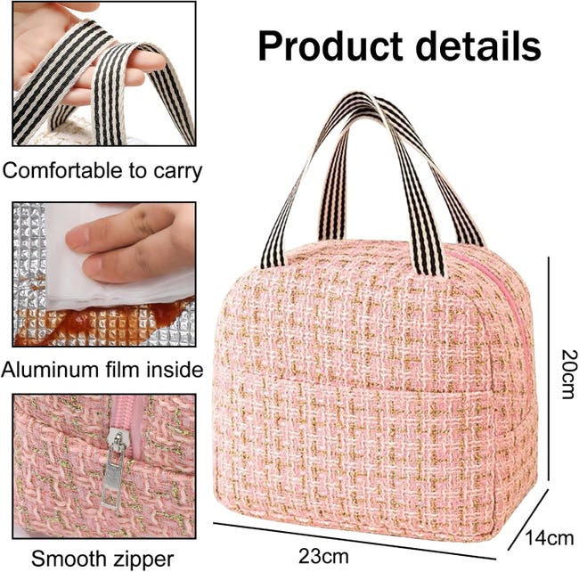 Borsa termica per il pranzo da donna, borsa termica morbida e pieghevole, a prova di perdite, per il lavoro, borsa leggera e pieghevole per il pranzo, | Leroy Merlin Borsa termica per il pranzo da donna, borsa termica morbida e pieghevole, a prova di perdite, per il lavoro, borsa leggera e pieghevole per il pranzo, | Leroy Merlin