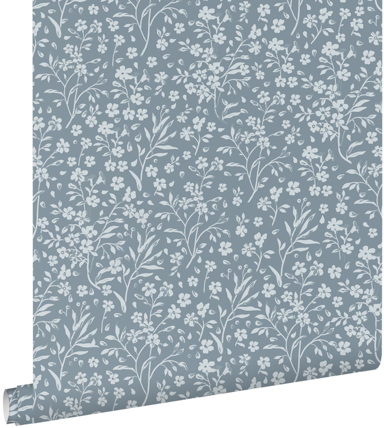 Papier Peint intissé impression ultra mat fleurs vert - 53 cm x 10.05 m Papier Peint intissé impression ultra mat fleurs vert - 53 cm x 10.05 m