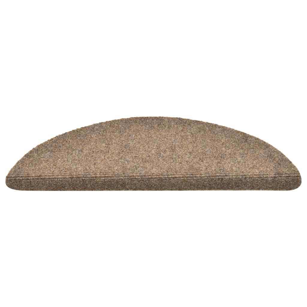 Tapis d'escalier auto-adhésifs 30 pcs crème 56x17x3 cm - 3