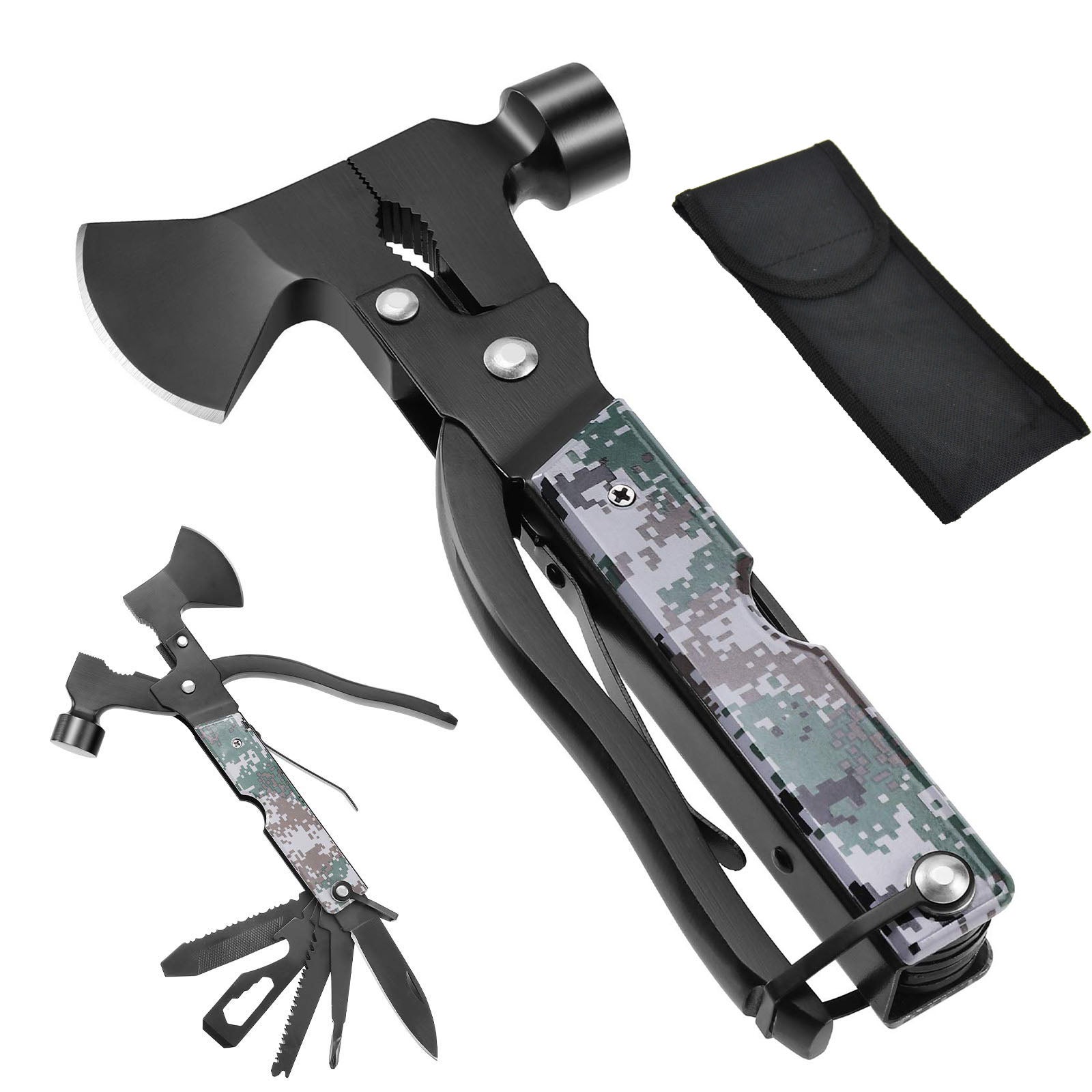 ZLIXING - Kit Da 2 Attrezzi Da Campeggio Per Uomo, Gadget Imperdibili Per Escursionisti - Foto 2