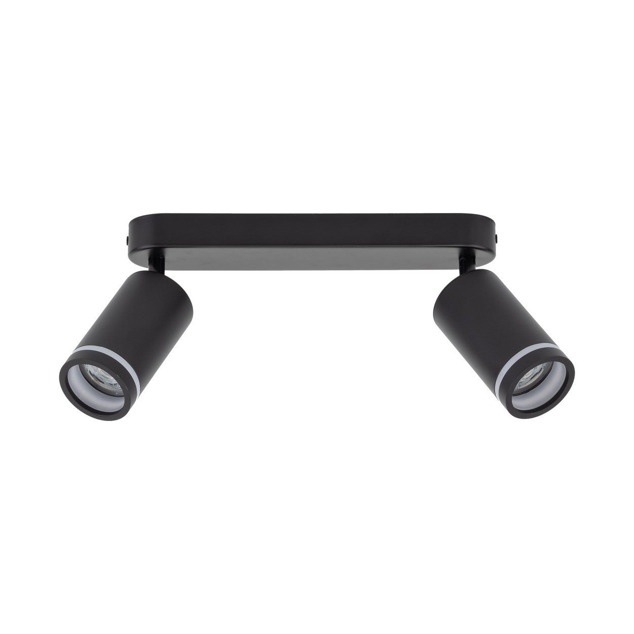 TK Jet Podwójny reflektor sufitowy czarny 2xGU10