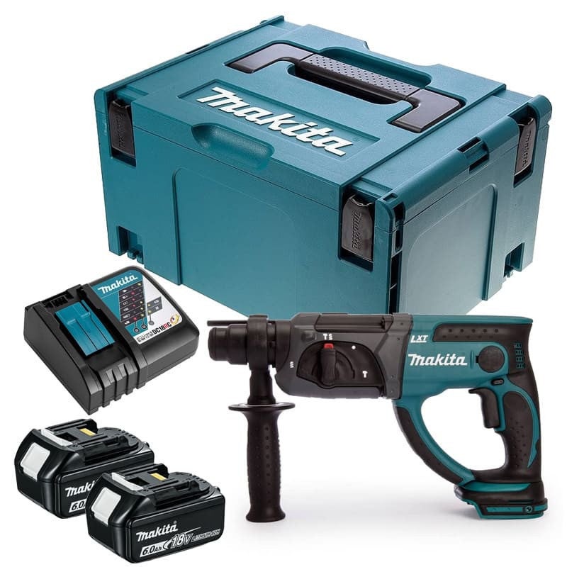 Perforateur Burineur Makita DHR202ZJ 18V LXT SDS-Plus 2J - Solo (sans Batterie) En MAKPAC