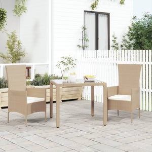 The Living Store Chaises de jardin avec coussins pcs Résine