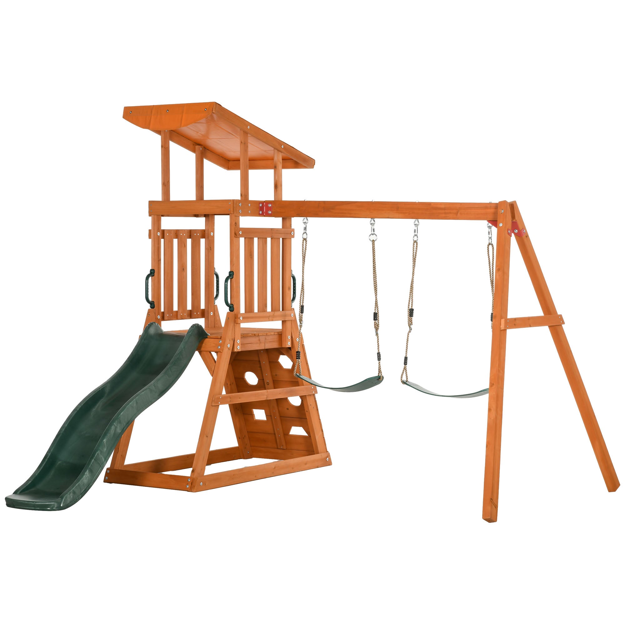 Altalena Per Bambini Giardino Set Con Scivolo E Altalena Da