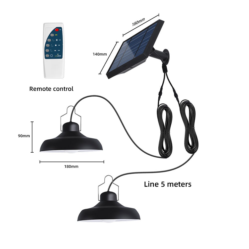 Sospensioni solari doppie D18cm WAREN - 7