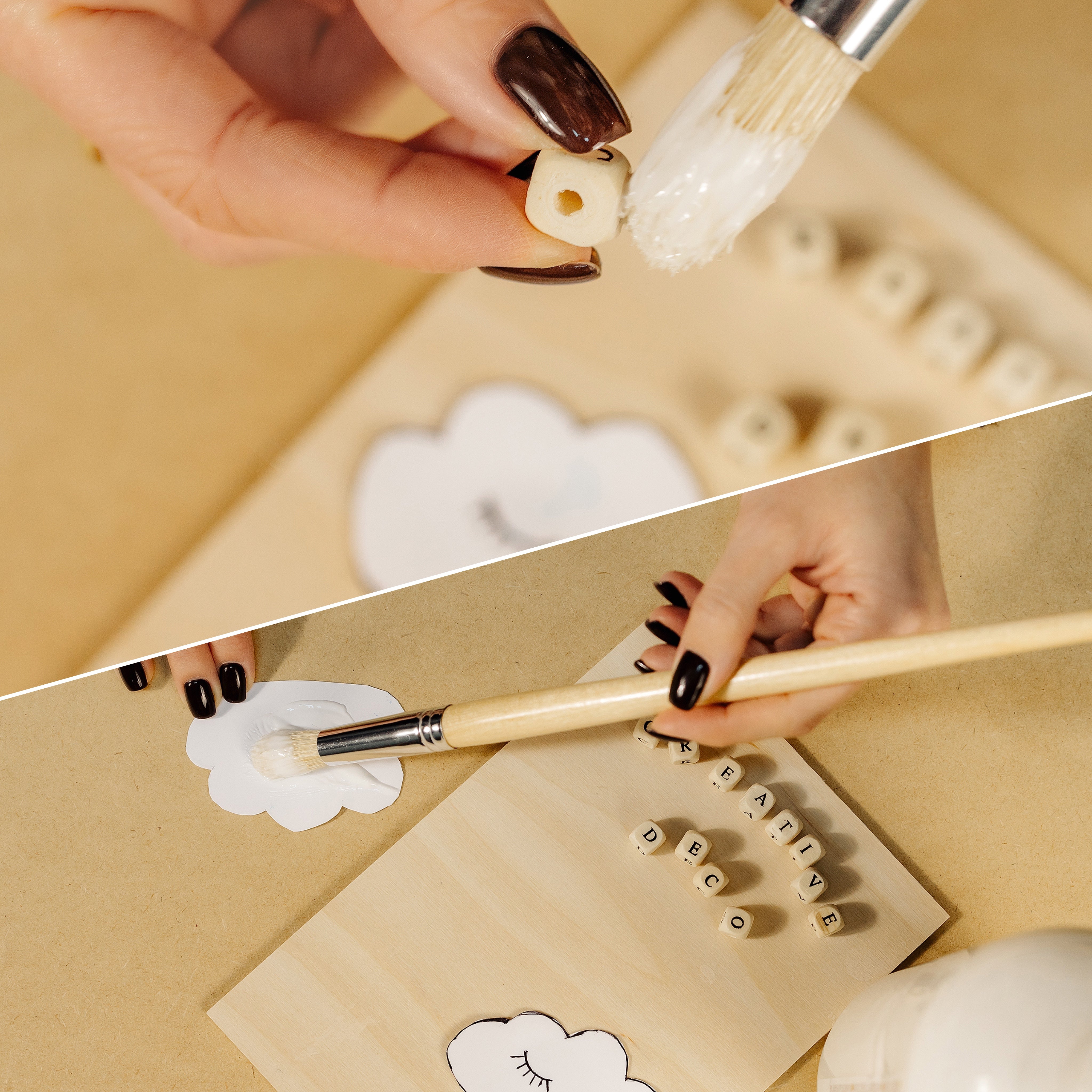 Creative Deco Cola Líquida PVA Branca | 1L | Não Tóxica | para Feltro Vidro Cartão Tecido Madeira Couro Papel | Artesanato Escolar Multi-Uso - 5