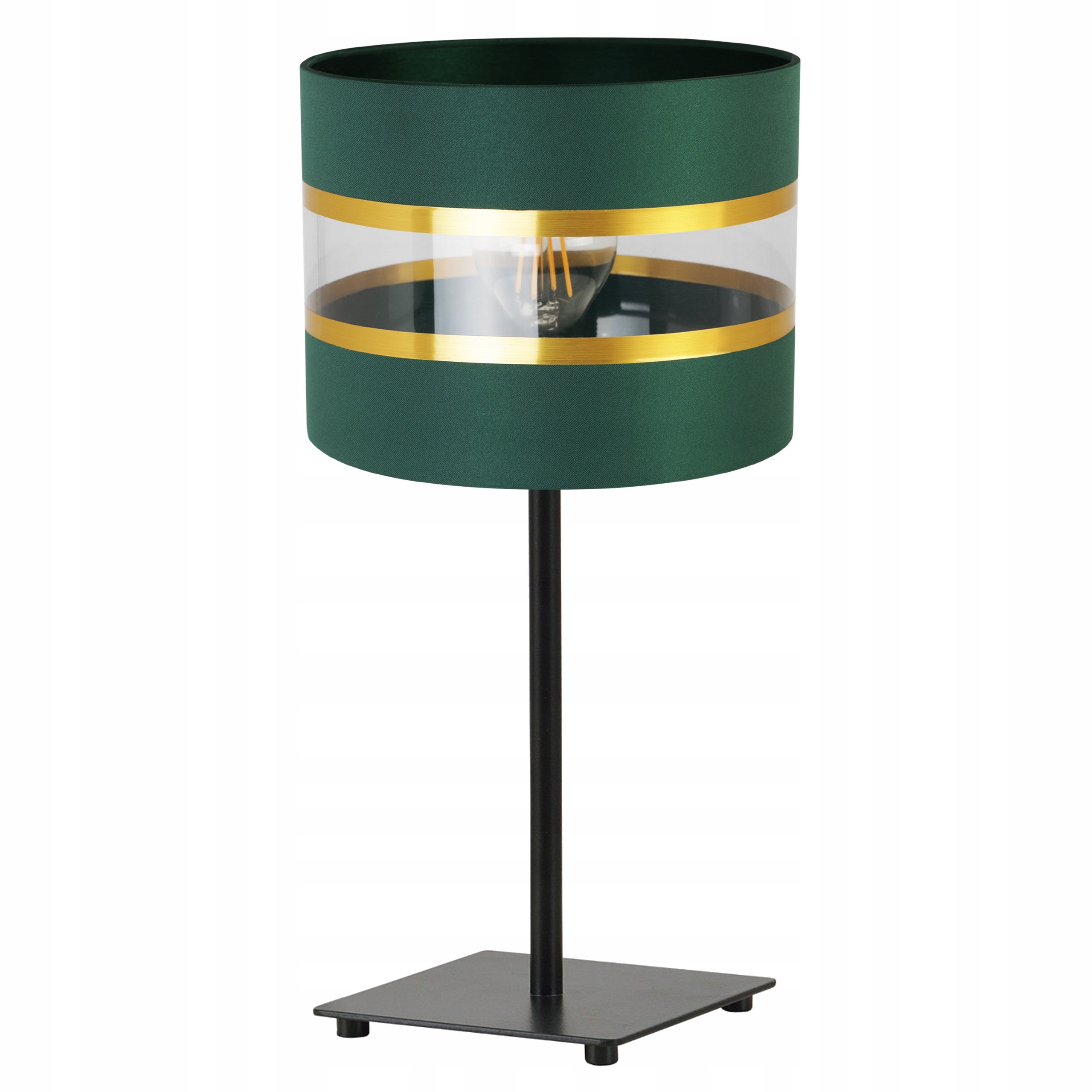 Lampă de masă de noapte Light Home LH Elegance Gia 1x E27 60W negru/verde