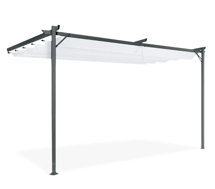 Pergola Tarasowa Hardmaister Ogrodowa Przyścienna Sprint Wall 4x2,7 Biała 1 szt