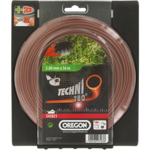 Bobine Fil Débroussailleuse Oregon Pour Bosch : Gatorline Torsadé Carré 1,65 Mm, Lot De 3, Compatible EasyGrassCut