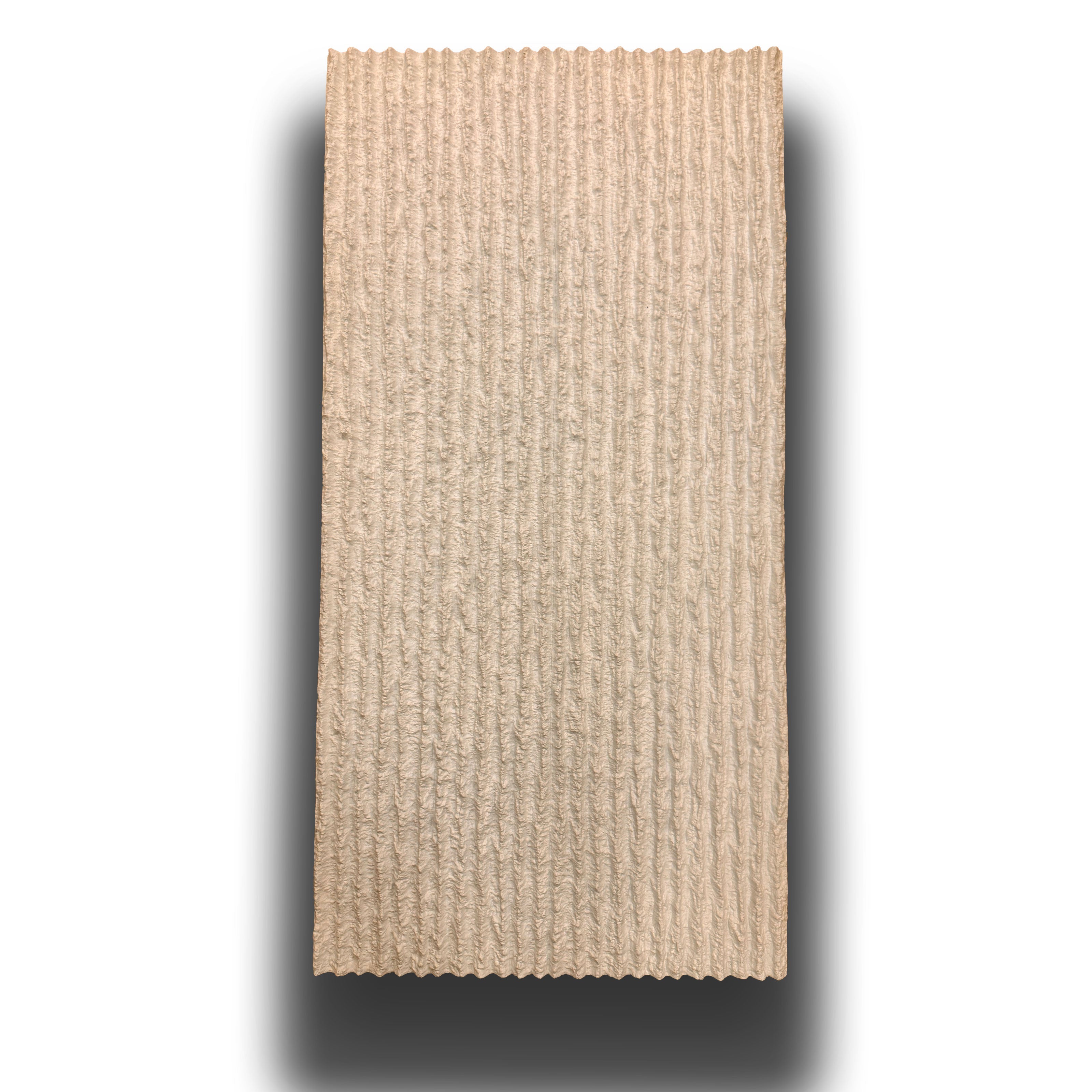 Panneau de bardage intérieur-extérieur PU effet pierre rayé ultra-réaliste et isolant 60x120cm en 4 coloris - Panneau CIMENT 120x60cm - 4