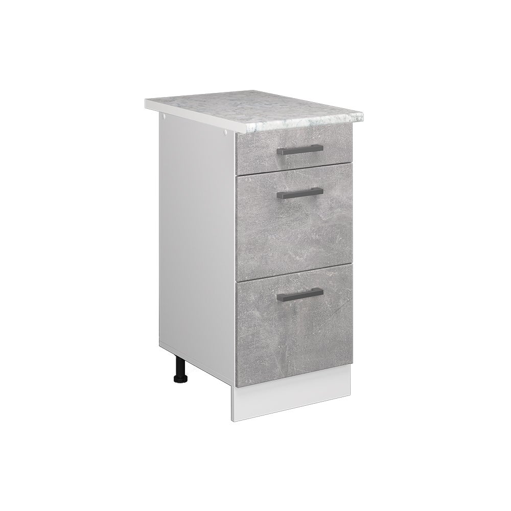 Vicco Uniwersalna jednostka bazowa R-Line, Beton, 40 cm z szufladami