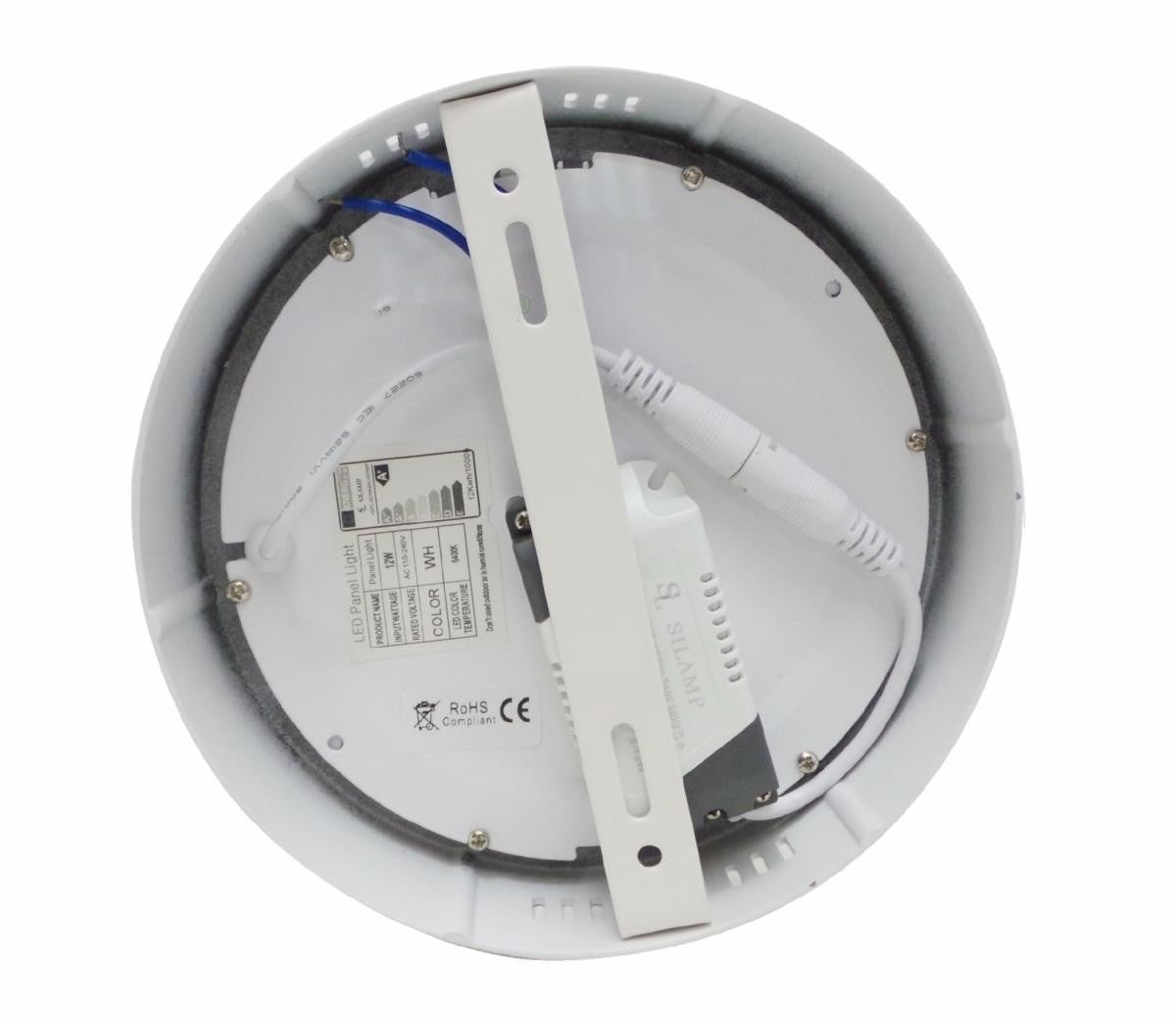 Plafonnier LED 12W Rond - Blanc Chaud 2300K - 3500K - SILUMEN - 4