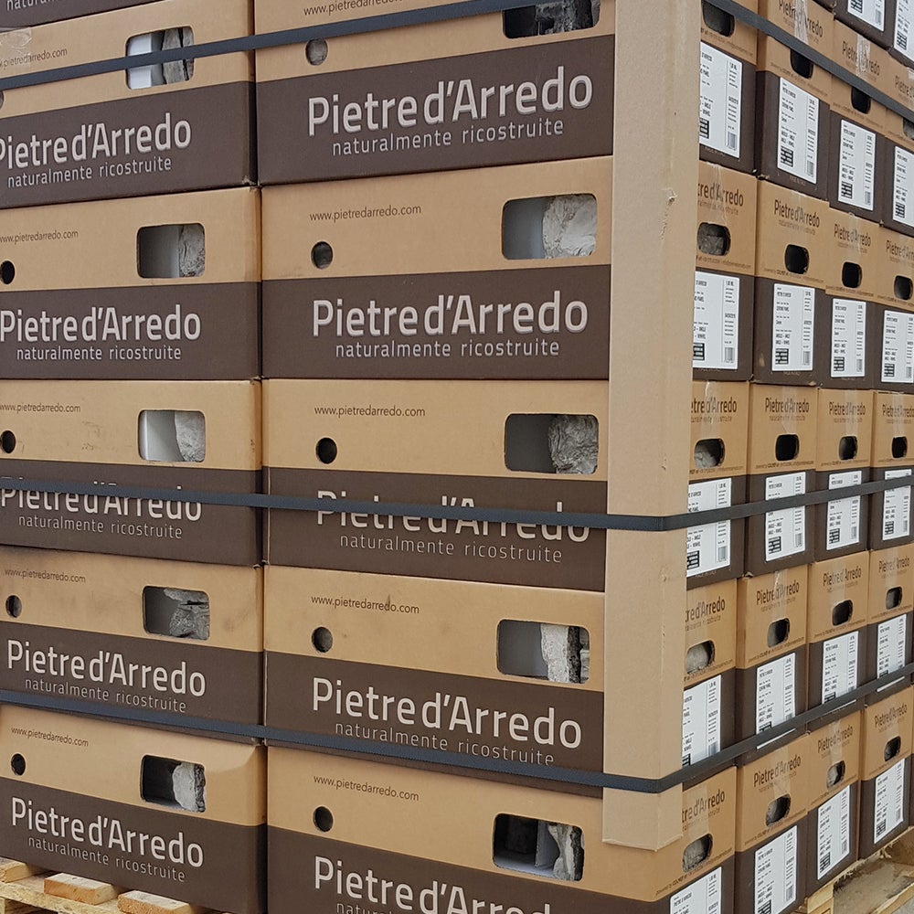 Pietre D'Arredo, Sakar Ambra revêtement type pierre reconstituée | Multiformat irrégulier | Unité de vente 1 box de 0,50 M2 | Fabriqué en Italie - 8