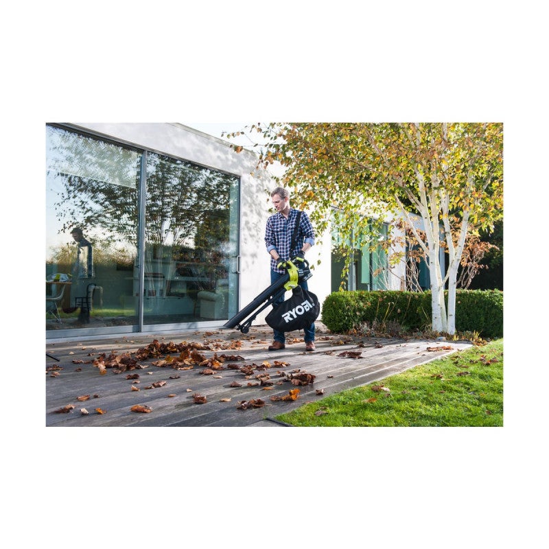 OBV18 - SOFFIATORE ASPIRATORE TRITURATORE BRUSHLESS CON VELOCITA' VARIABILE 18V SENZA BATTERIA - RYOBI - 4