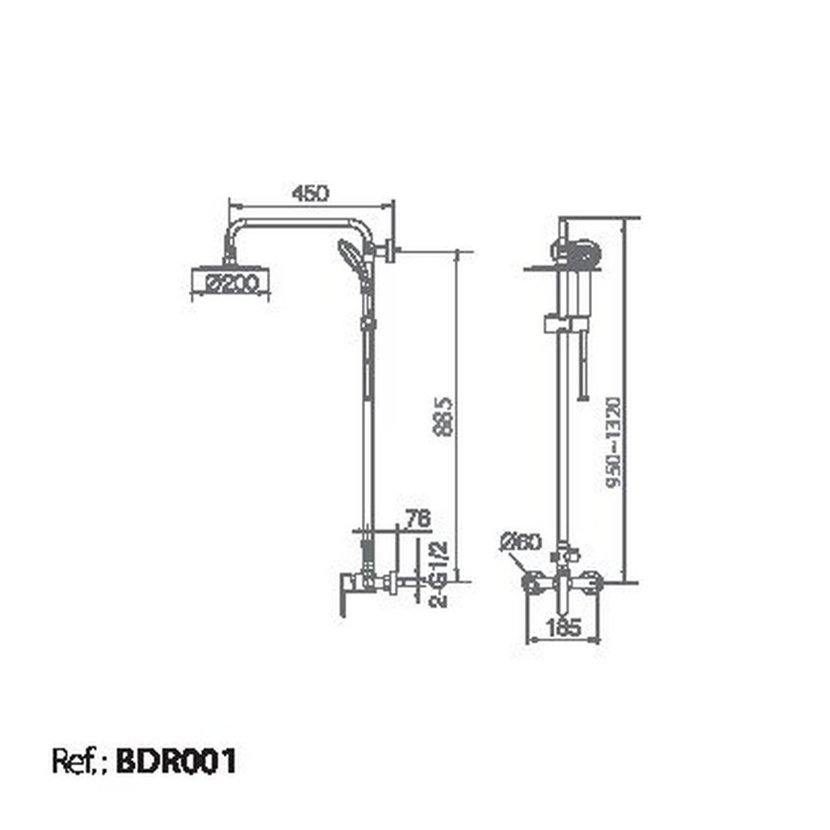 Mitigeur de douche pour salle de bain - 4