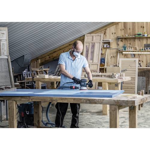 Bosch Professional 6x Set Carte Abrasive Expert C470 con 8 Fori per Legno Duro, Vernice su Legno, Ø 125 mm, Grana 60/120/240, Accessorio Levigatrice R - 3