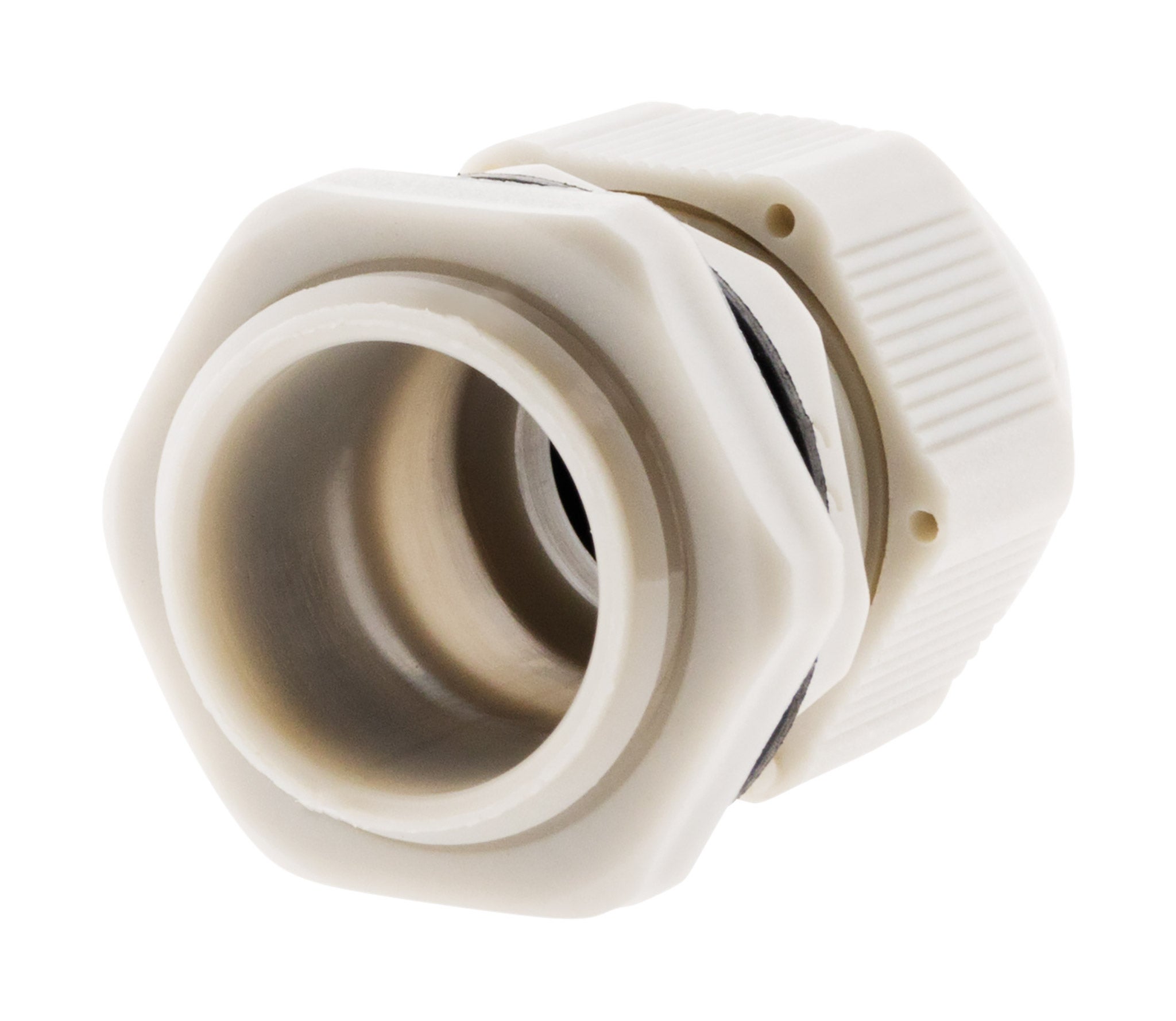 Lot de 4 presses étoupes Ø20mm IP68 - Blanc - Zenitech - 2