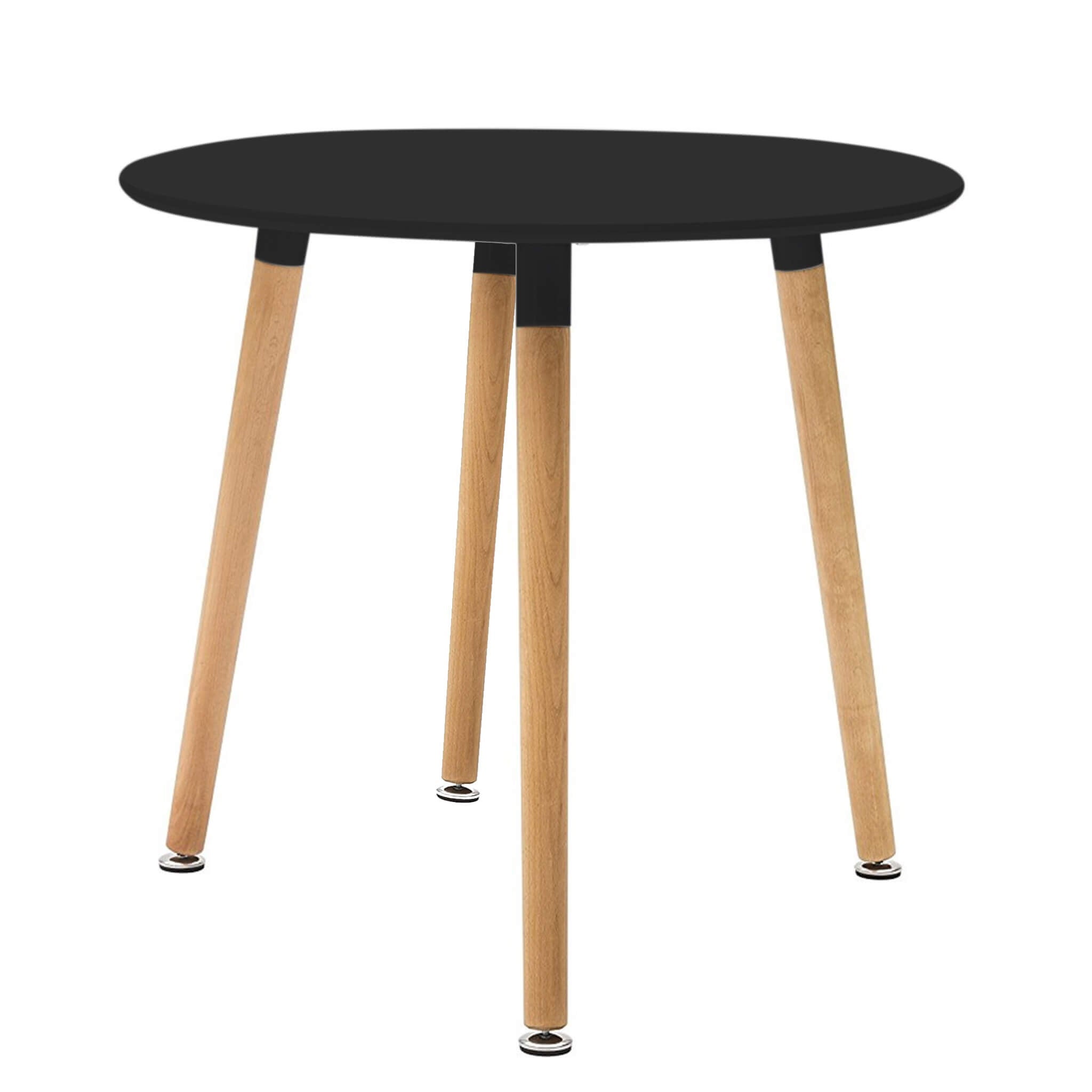 Table ronde d'intérieur en bois Ø80 cm avec plateau en mdf Avignone ...