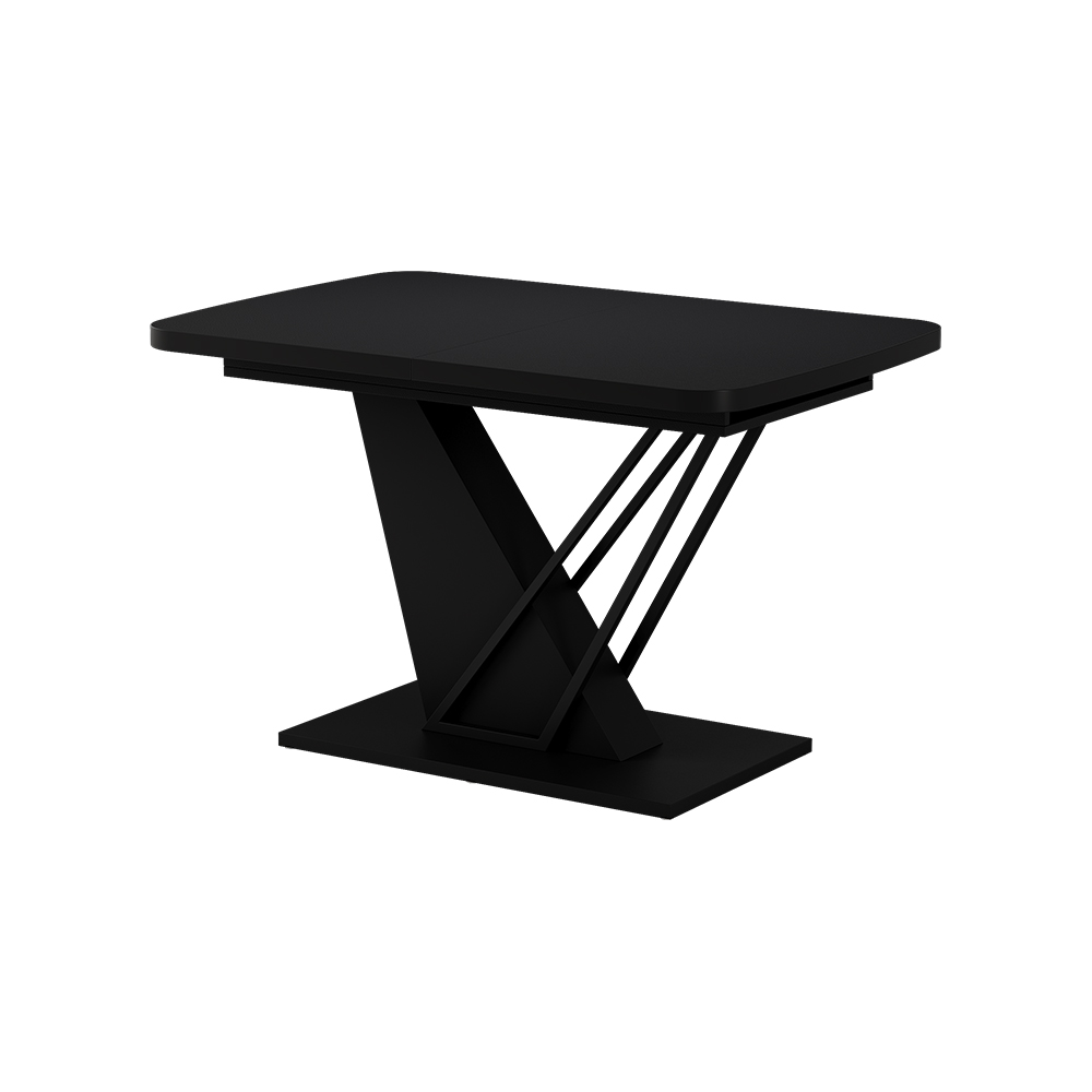 Vicco Stół jadalny Fenaro, Czarny, 120 x 80 cm rozszerzalny