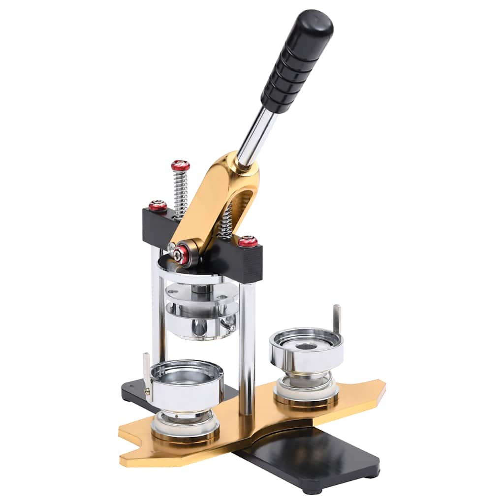 Machine à badges avec cutter circulaire poinçon rotatif 37 mm vidaXL - 2