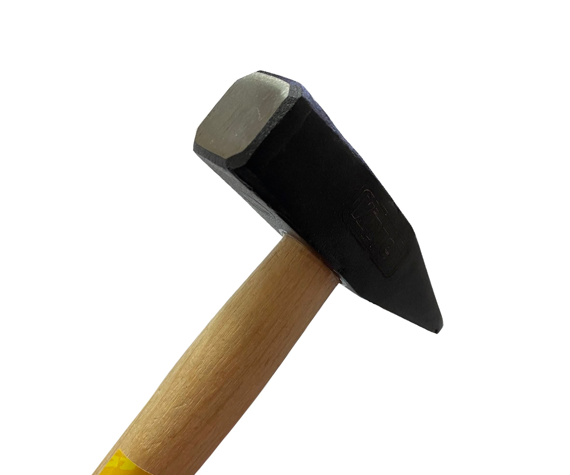 Martello Da Banco Tedesco Kippen, 1500 G, Impugnatura In Legno Verniciato - Standard DIN 1041