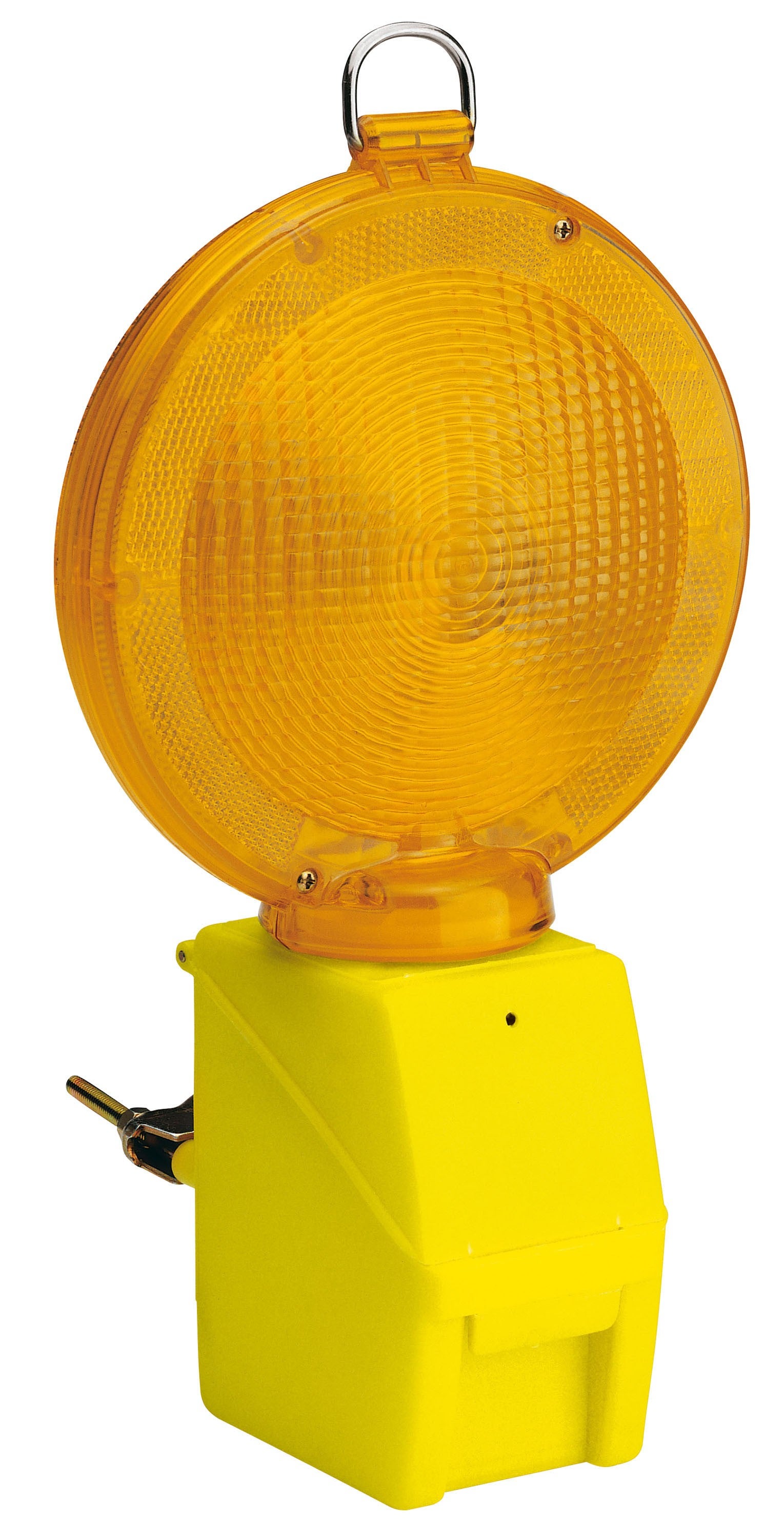 VELAMP Lampeggiatore stradale a 2 LED - Sensore crepuscolare - Modalità fissa o intermittente - Alta visibilità Giorno/Notte, Resistente agli agenti