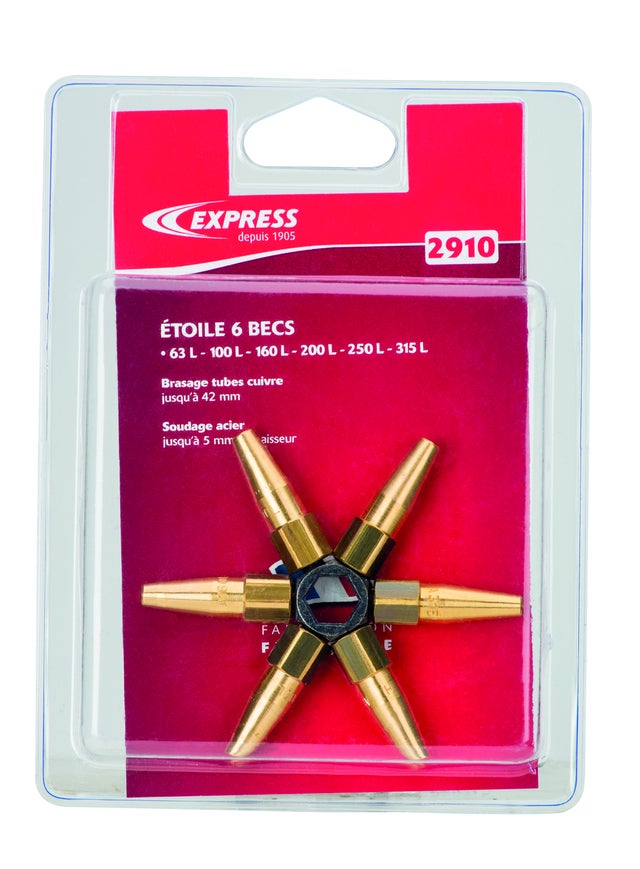 Etoile 6 becs (63l, 100l, 160l, 200l, 250l, 315l)