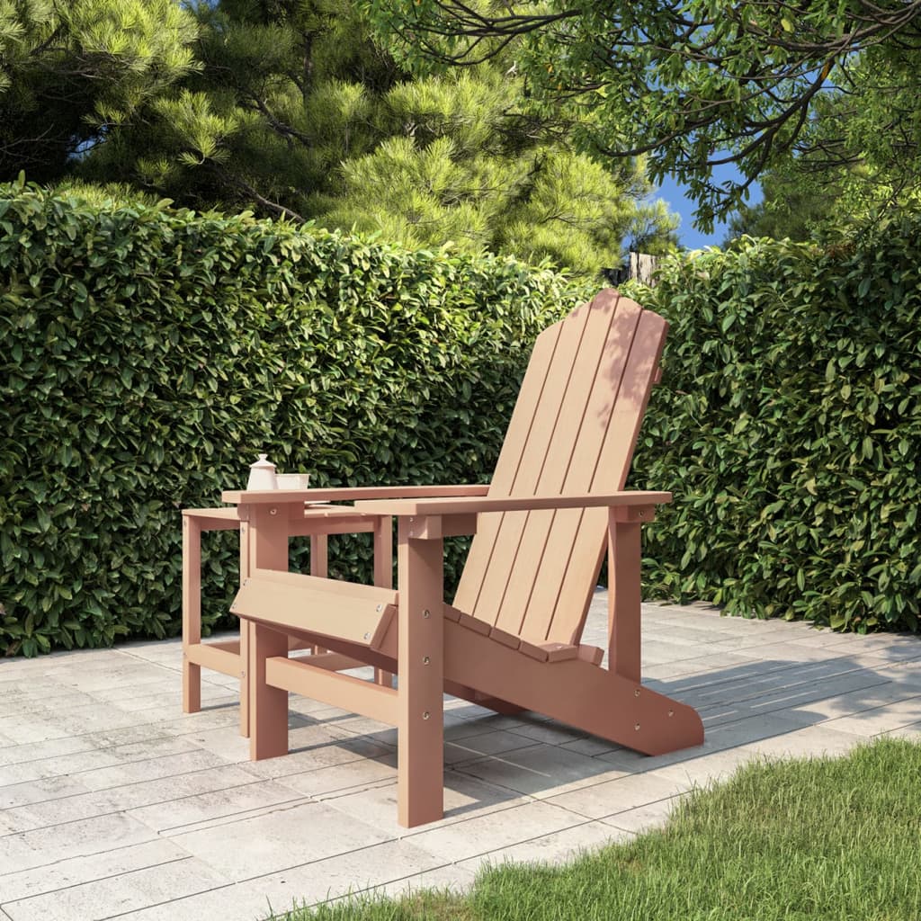 VidaXL Sedia da Giardino Adirondack Marrone in HDPE Leroy Merlin
