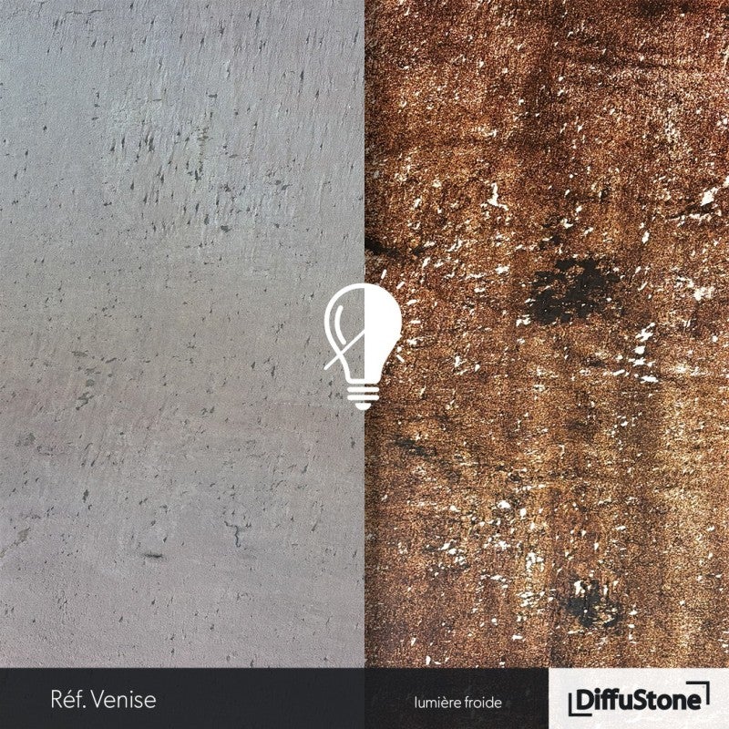 Venise - TRANSLUCIDE - Feuille de Pierre DiffuStone -1220x2440mm - 5