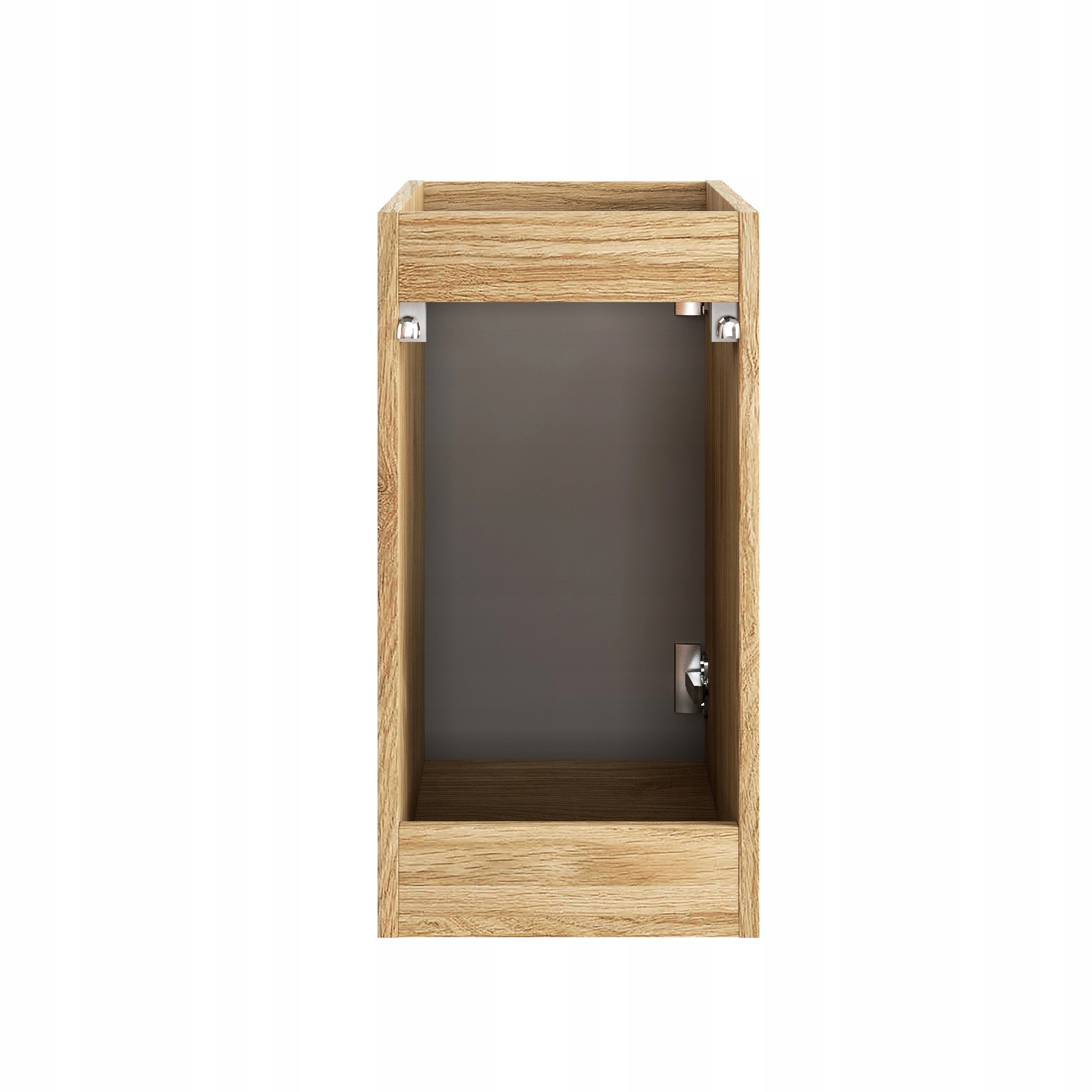 Szafka łazienkowa LUXOR 30 cm beżowa dąb olejowany front 3D MDF pod blat - 5
