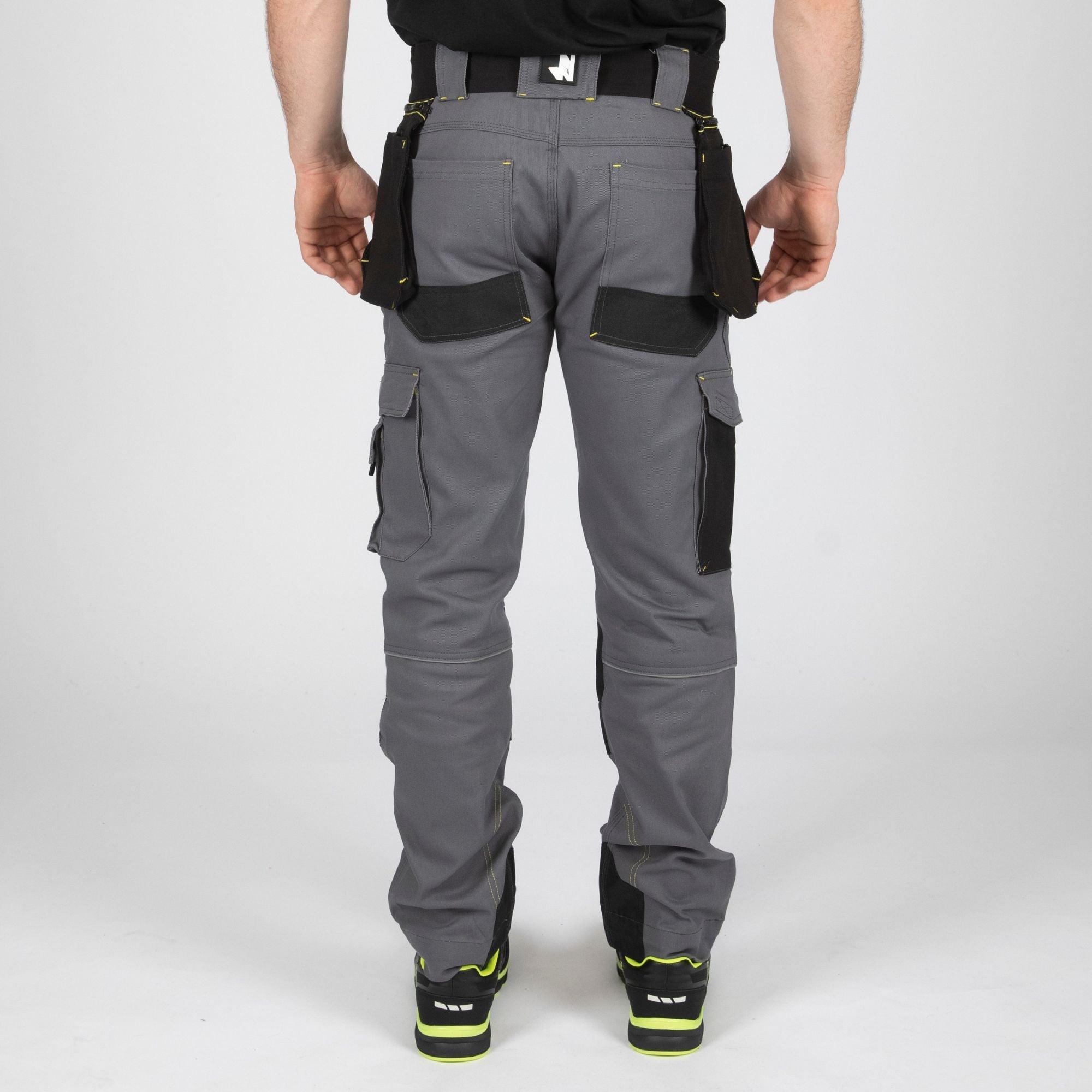 HOWARD - PANTALON DE TRAVAIL - 1215 Gris , Noir FR 44 - EU 50 - UK 34 - 3