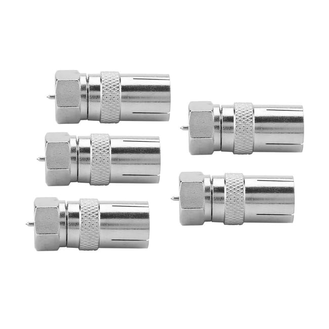 JZK 4x Convertitori Connettori Antenna TV Maschio E Femmina, Adattatore Per Cavo Coassiale Femmina-femmina, Accoppiatore Coassiale RF PAL - Foto 3