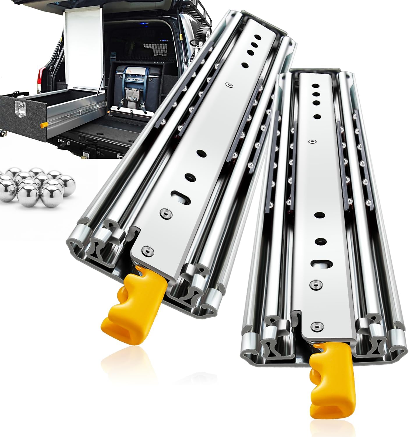 Rails coulissants industriels robustes avec serrure, rail, armoire de ...