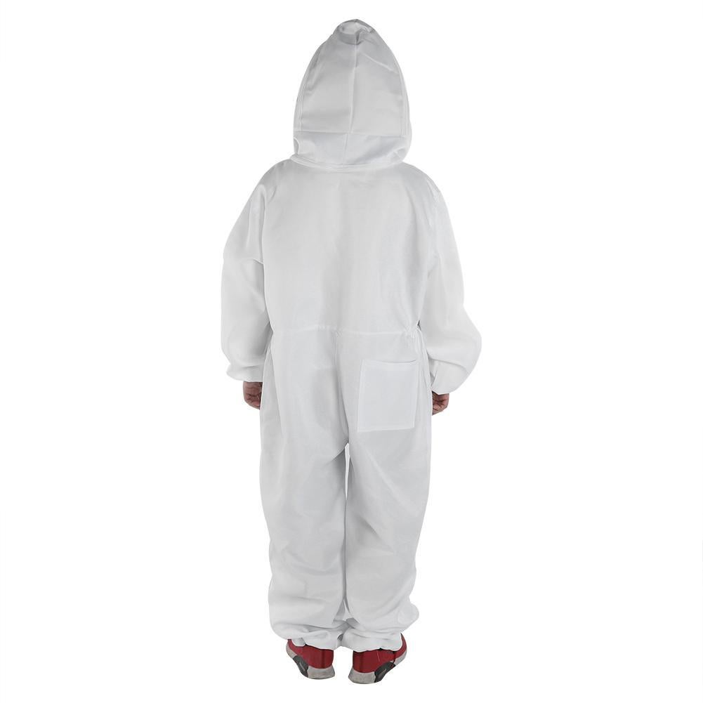 (XL) Vêtements d'apiculture - Blanc175-185cm, Équipement de protection des abeilles pour apiculteurs professionnels avec capuchon de voile - 3
