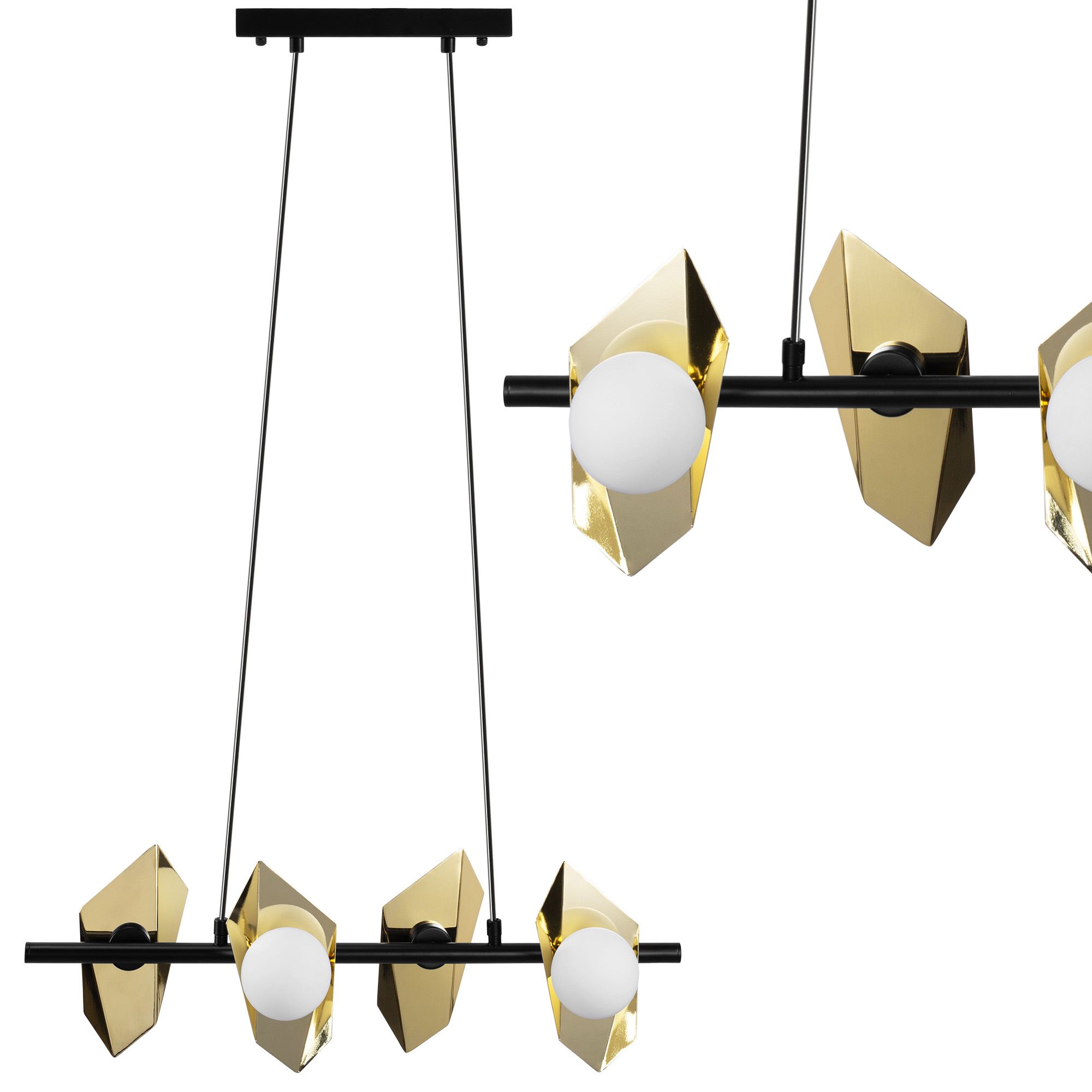Lampa Sufitowa Wisząca Toolight App1412-Cp Czarny