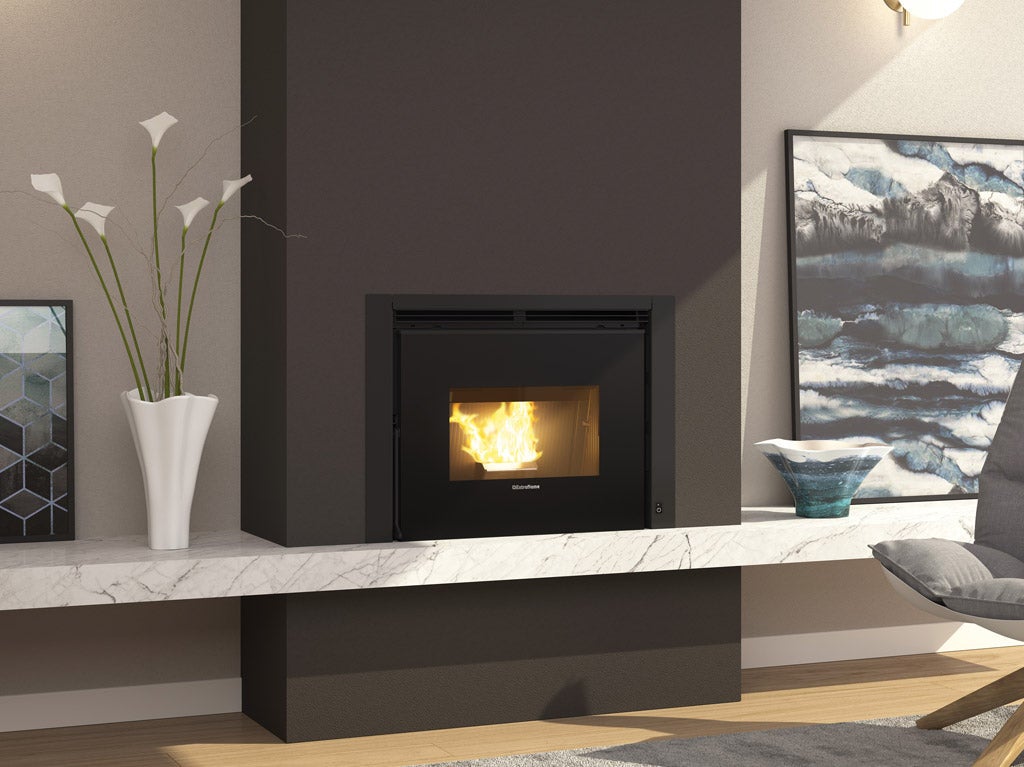 Inserto a pellet Comfort P70 Air – 10 kW – La Nordica – Riscaldamento canalizzato per ambienti fino a 287 m³ - 2