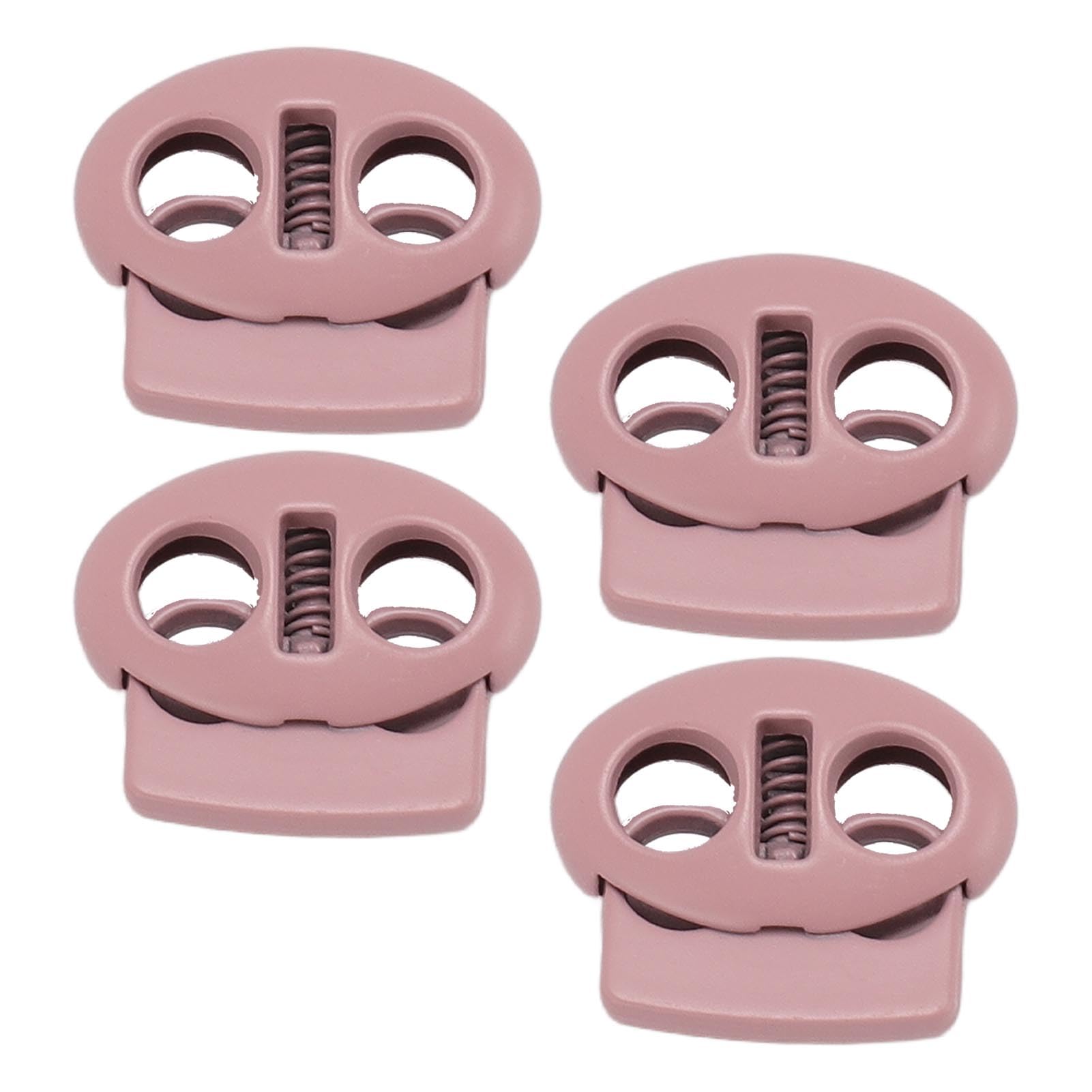 30 Fermacorda A Campana In Plastica - Terminali Per Cordini Di Zaini, Felpe E Accessori, Grigio Metallo - Foto 9