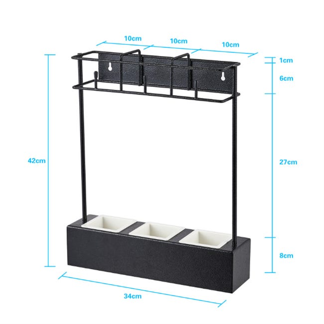 Paragüero De Pared De Aluminio - Con Bandeja De Goteo Extraíble - Para 4 Paraguas O Bastones, Ahorra Espacio En Casa U Oficina