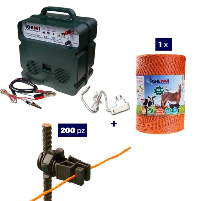 Kit complet cloture electrique solaire au meilleur prix | Leroy Merlin