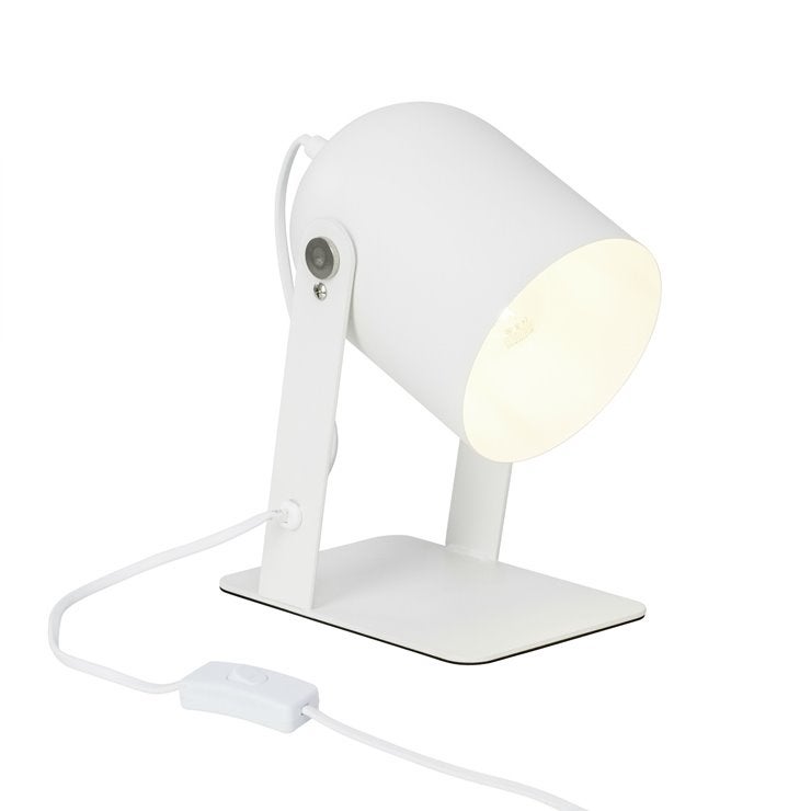 Lampa BRILLIANT, lampa sufitowa LED Cubix 3-płomienna biała, metal / tworzywo sztuczne, 1x 25W zintegrowana dioda LED, (2400lm, 3000K), A