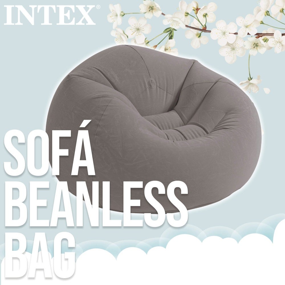 Sofá insuflável INTEX Beanless Bag 114x114x71 cm - 5