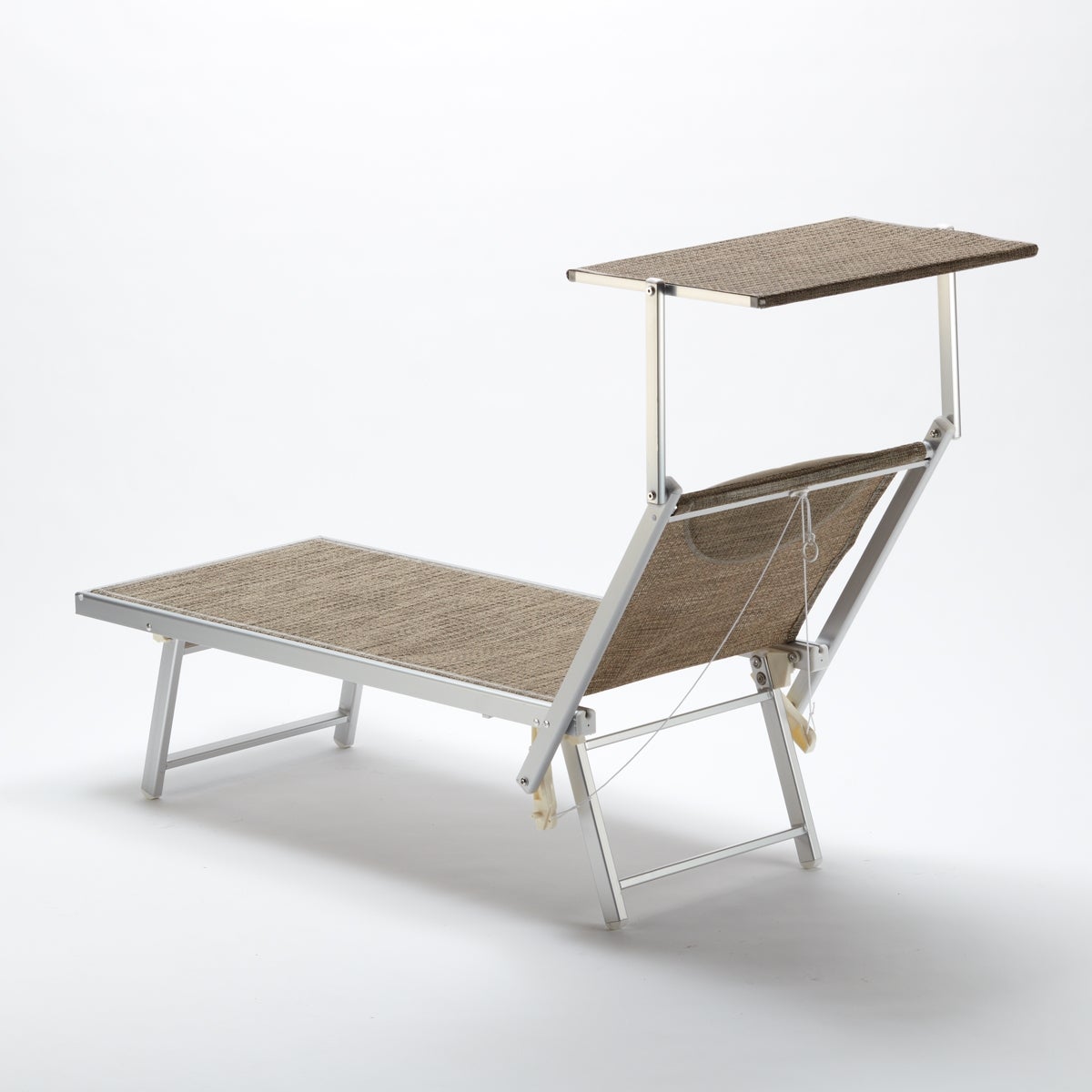 4 transats de plage bains de soleil en aluminium Santorini Limited Edition - 4