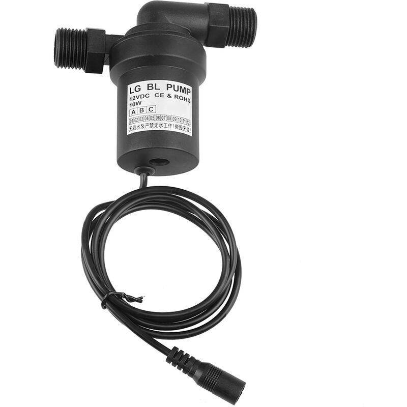 Pompe De Circulation Eau Chaude 800 L/H – 12V/24V DC, Sans Balais, Pour Solaire Ou Chauffage