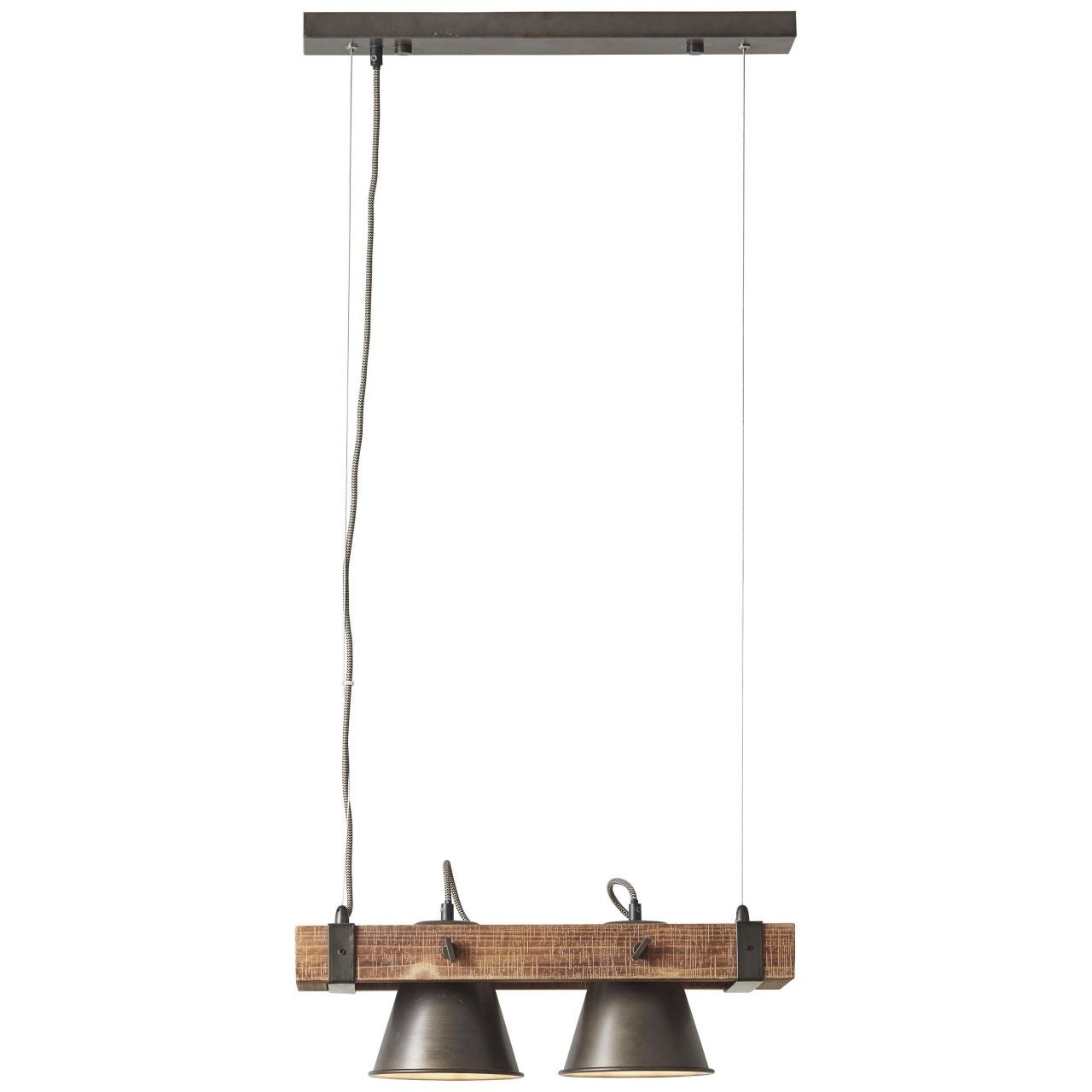 Brilliant Harpsichord LED lampa podłogowa 1,48cm aluminium/czarny/kawa, metal/akryl, 3x zintegrowane diody LED, 22 W, (strumień świetlny: 2100lm, barw
