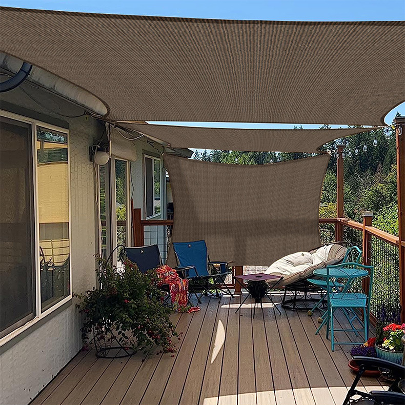 Tenda A Vela Impermeabile HDPE - Protezione UV 95% Per Giardino, Terrazza, Piscina - Foto 7