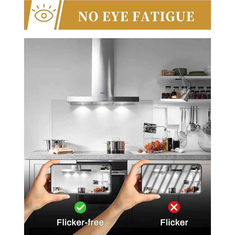 Ampoule Hotte Aspirante 40W de Remplacement Incandescent, E14 T25 LED 4W Ampoule de hotte, Ampoule à Filament Edison, Blanc, 6000K, Paquet de 2 - 4