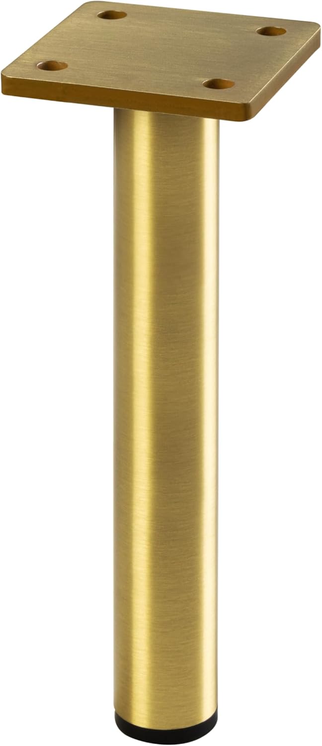 Picior de mobilier Ronda Simple din metal Picior de susținere de schimb pentru canapea Înălțime: 180 mm Lungime: 25 mm ăți