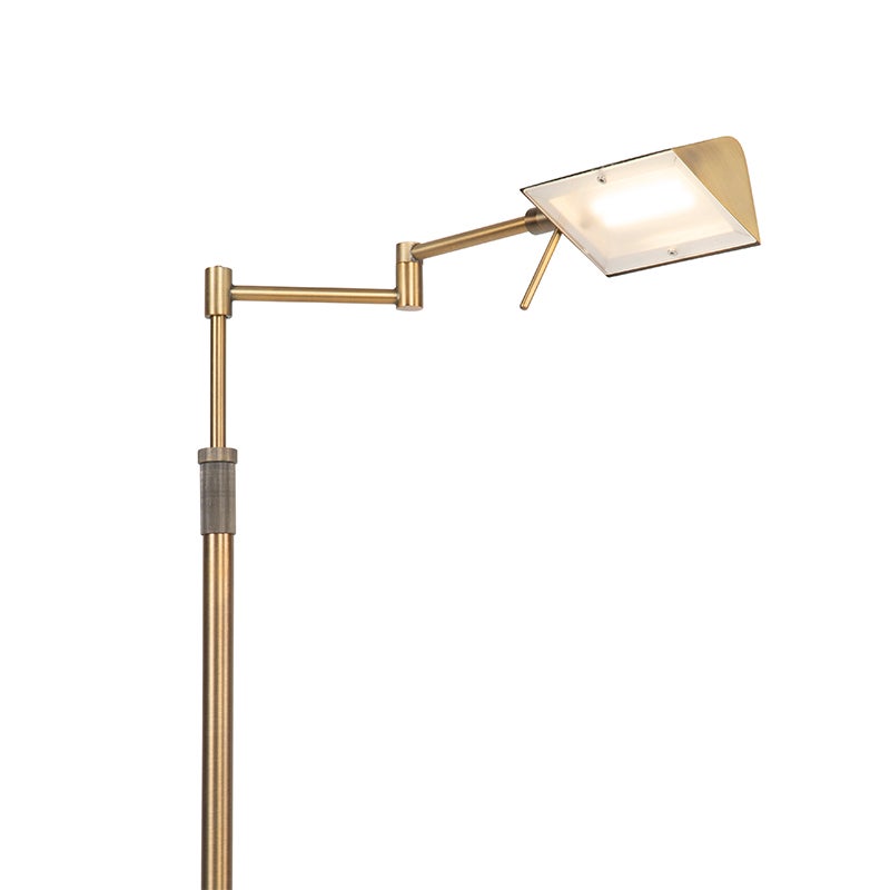 LED Dimmable Lampadaire variateur inclus notia - 1 lumière - H 146 cm - Bronze - Moderne - Éclairage intérieur - Salon I Chambre - 5
