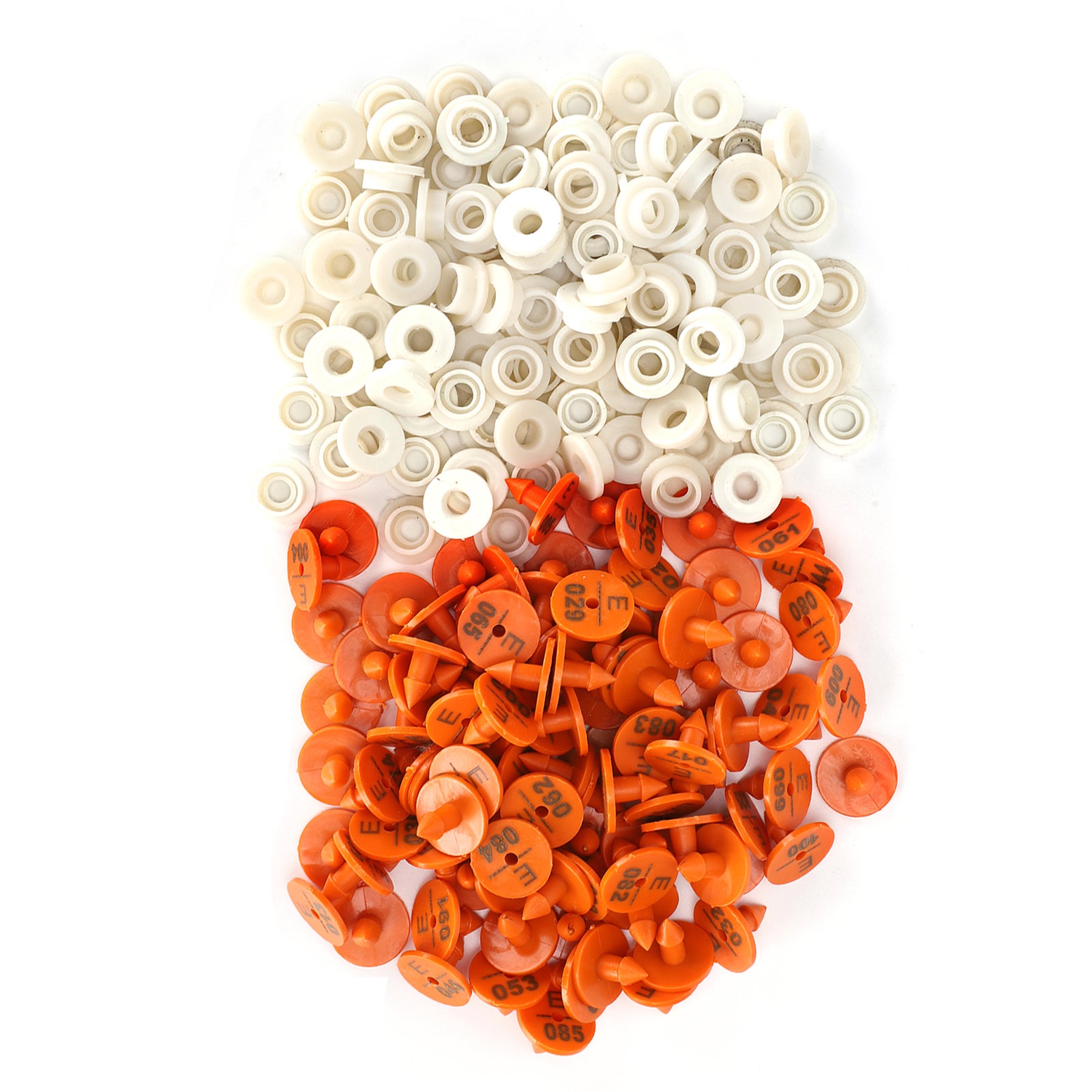 100 set di etichette numerate per conigli, marcatori di identificazione degli animali, etichette per fattorie - 2