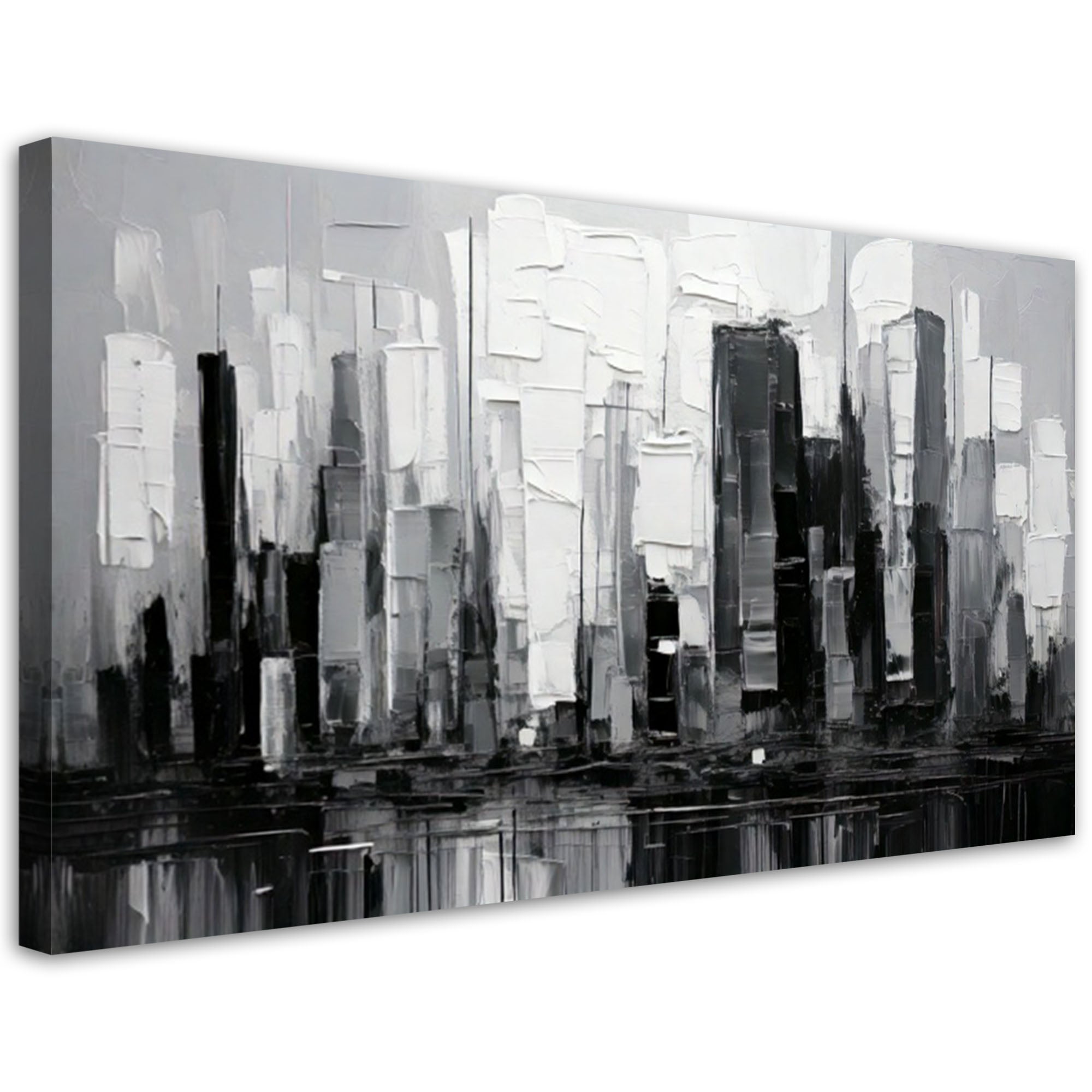 Obraz do sypialni abstrakcja architektura wieżowce 80x40